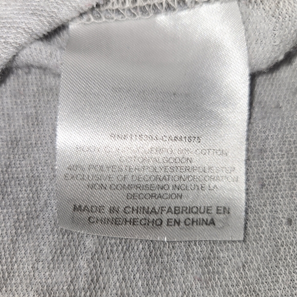 Converse Heather Gray Raglan Top - Picture 4 of 8